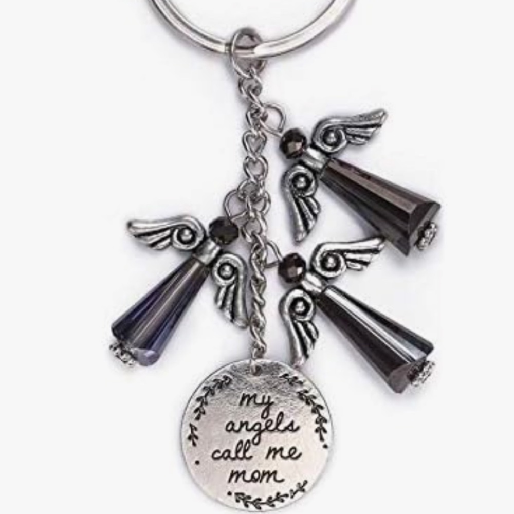 Alexa's Angels Angels + Mom Keychain